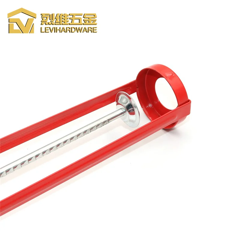 wholesale red basic sealants caulk gun 9-inch 310ml 600ml 20oz sausage power iron alloy silicone caulking gun construction tool