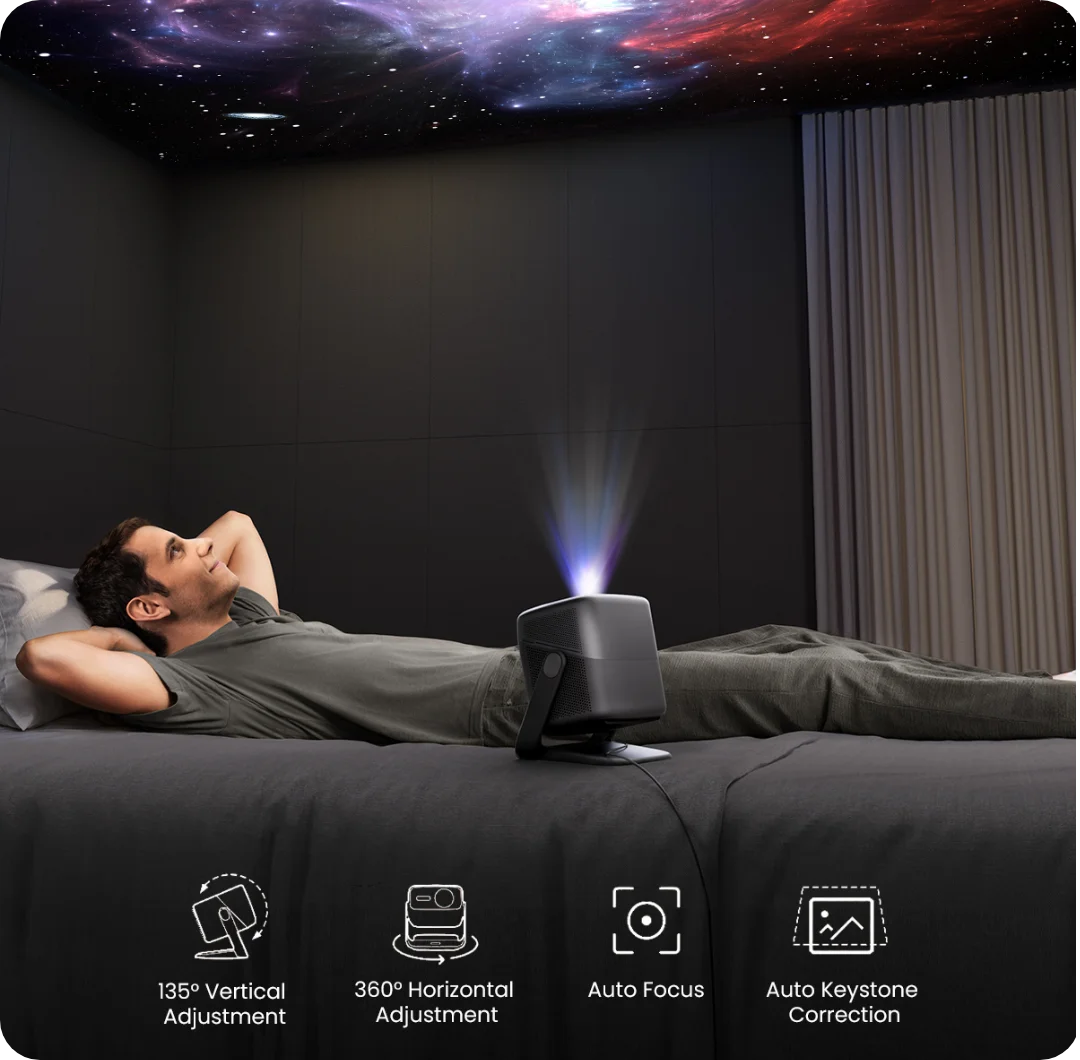 [Google TV] JMGO N1S идеальная глобальная версия 3500 ASNI Lumens 4K UHD лазерный проектор 1600:1 автоматический выравнивание экрана DLP