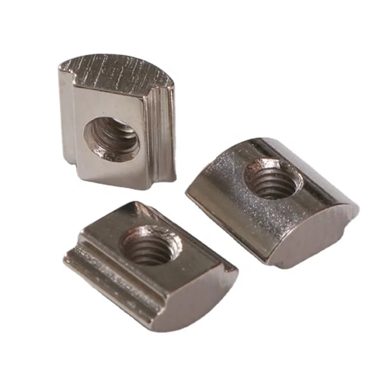 Низкая цена, слот M5 M6 M8, оцинкованная длинная Балка из углеродистой стали, Т-образная гайка для алюминиевого профиля 4040 4545