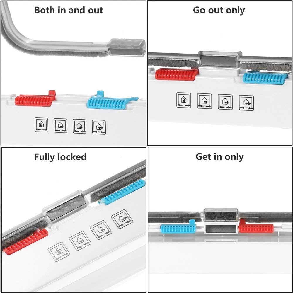 
Large Size Magnetic Cat Door with 4 WAY Lock for Cat Dog Pet Door 