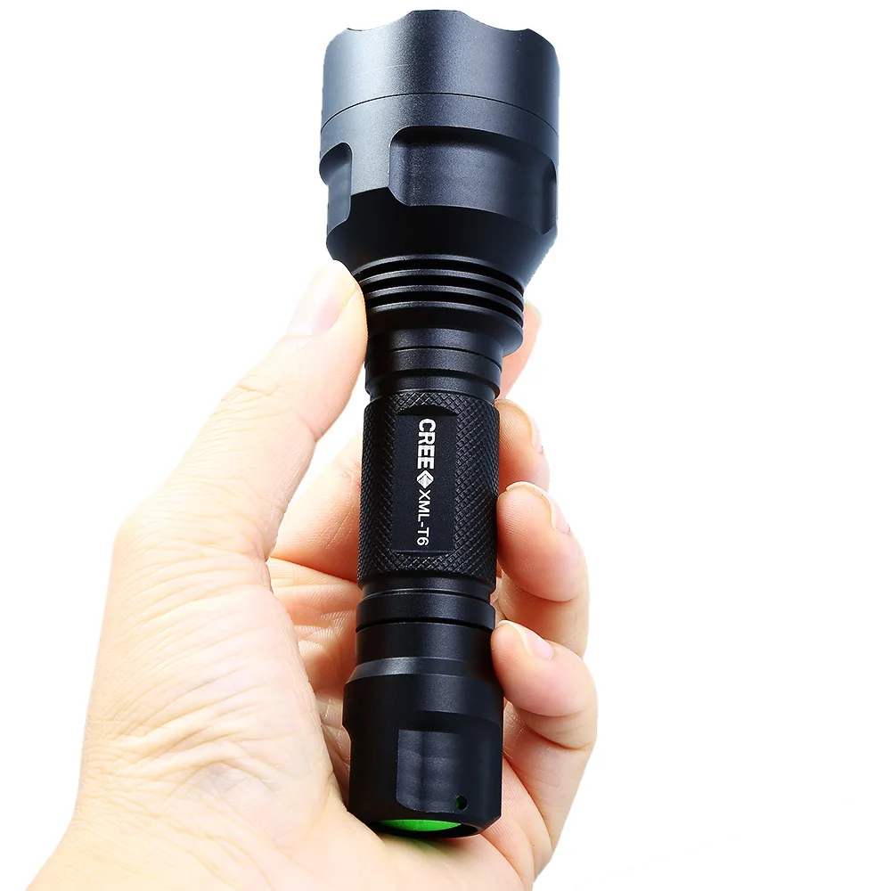 
Hight Quality 1000 Lumen C8 C-ree XML-T6 LED Waterproof Flashlight Bright LED Torch 