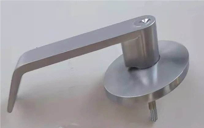 Защелкивающийся замок, цинковая ручка, ручка для противопожарной двери, стальной материал, замок для выхода, цилиндрический замок, индивидуальная Рычажная ручка