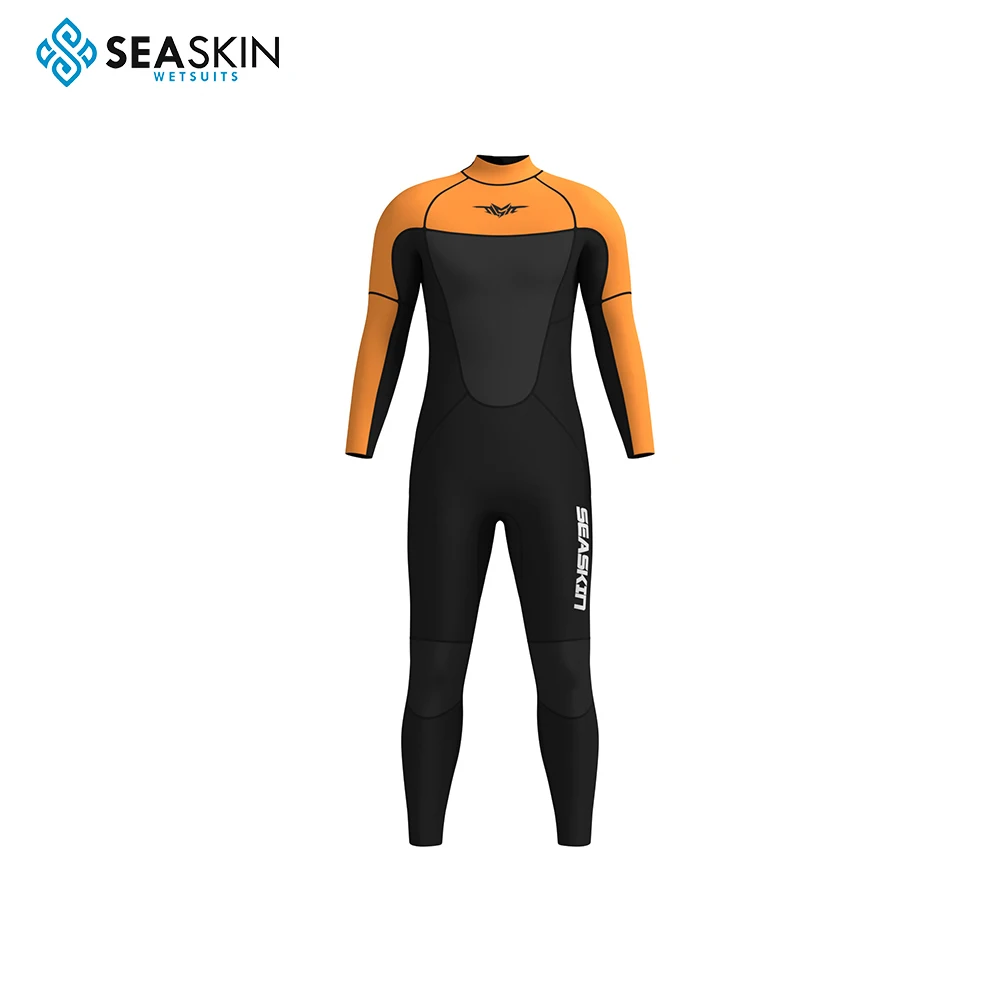 Seaskin Diving Swimming Watersports Wetsuit Jacket Long Sleeve Front Zip water sport Neoprene Wetsuit Top