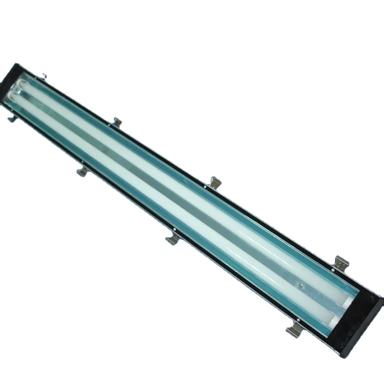 OGJG single double t5 t8 fluorescent tube lights LED vapor tight fixture 2x36w IP67 waterproof tri-proof light