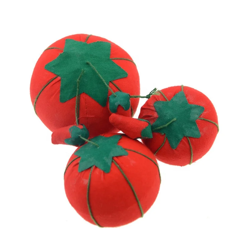 Colorful DIY craft tomato PinCushion