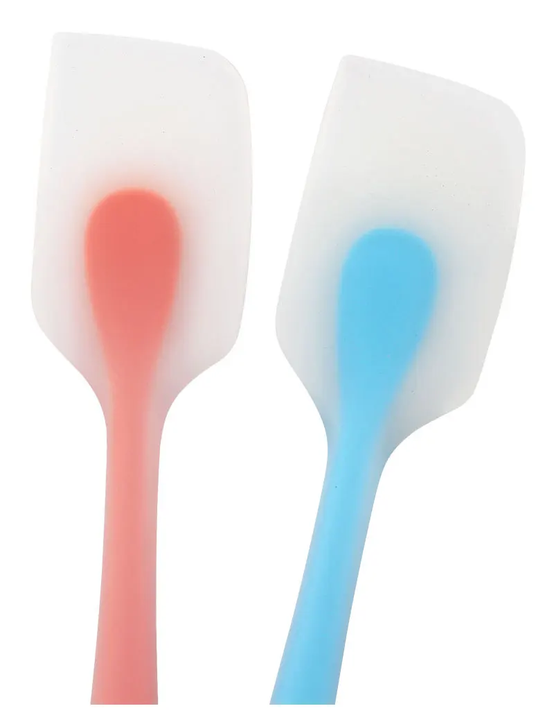Heat Resistant Cook Silicone Spatula Cake Cream Icing  Scraper Kitchen Utensils Colorful Silicone Spatula