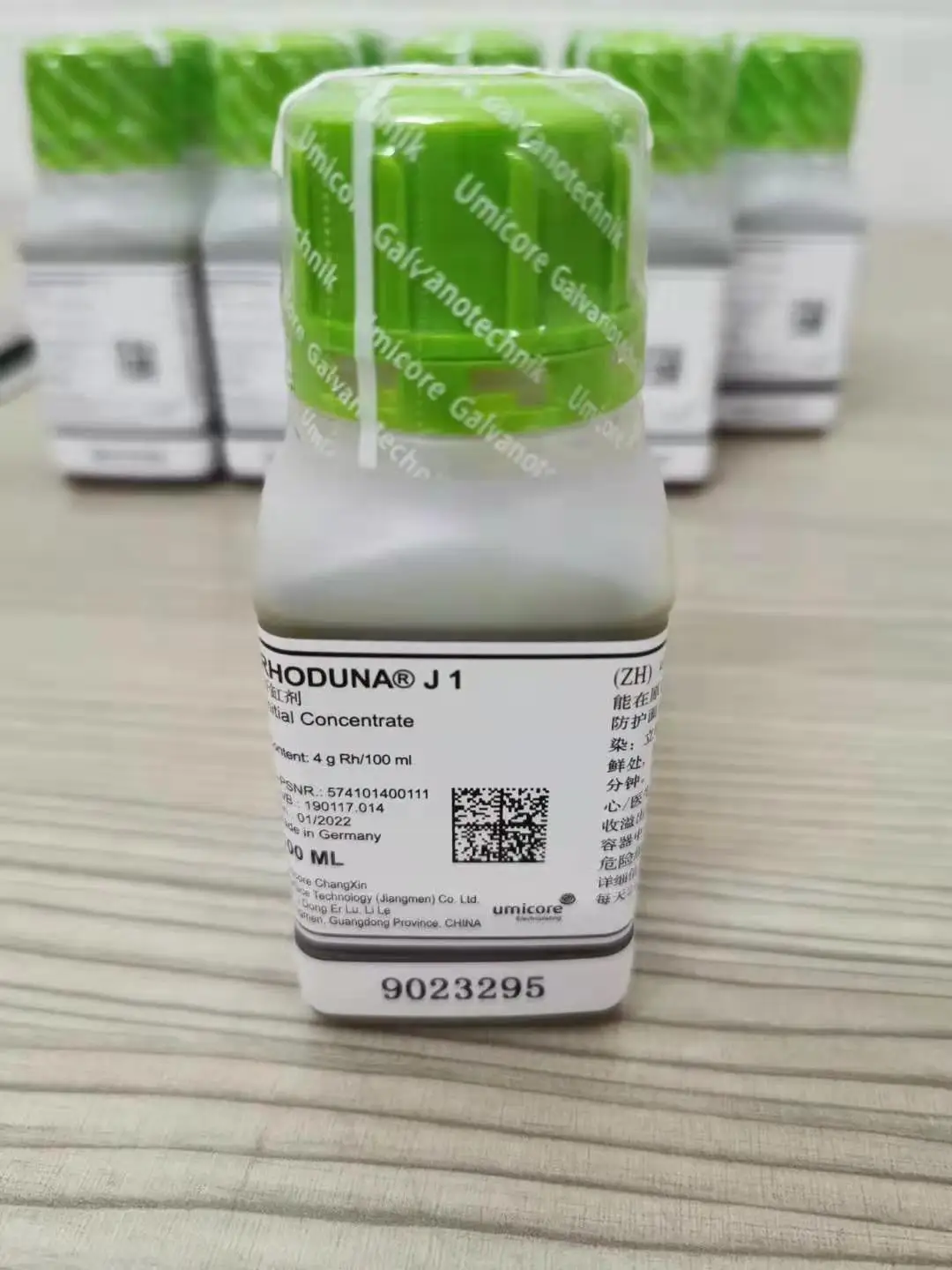 Original Germany Rhodium plating solution J1 0.2g 2g 4g 100ml jewelry silver gold CAS 10489-46-0 favorable price