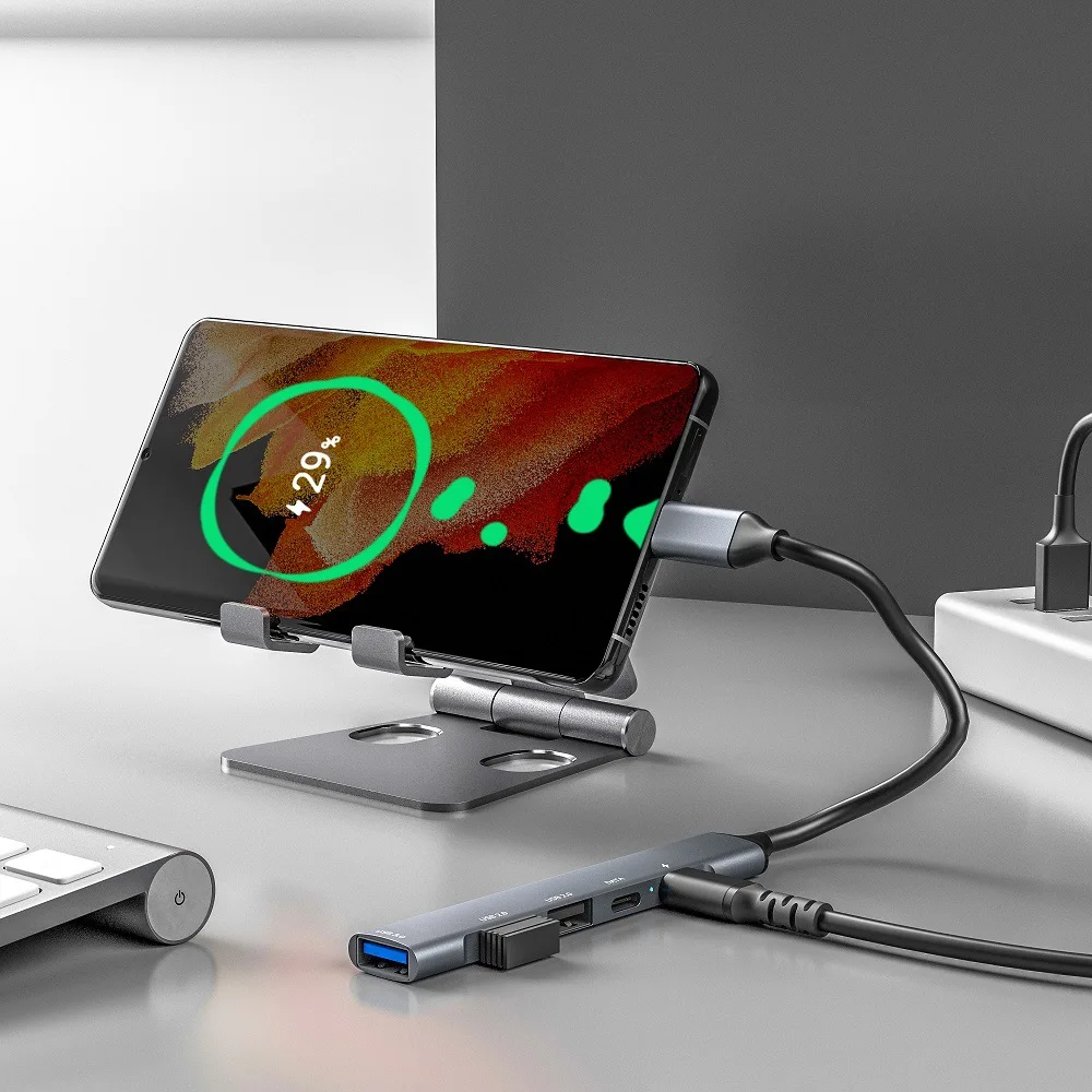 Разветвитель USB Type-C 5 в 1 многофункциональный конвертер 3 0 разветвитель адаптер для ноутбука и телефона с