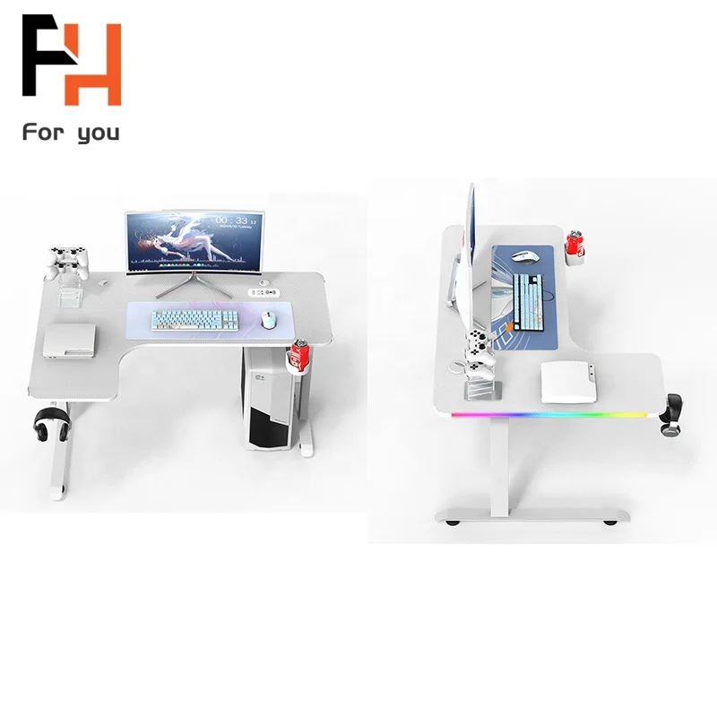 RTS оптовый игровой стол светодиодный компьютерный