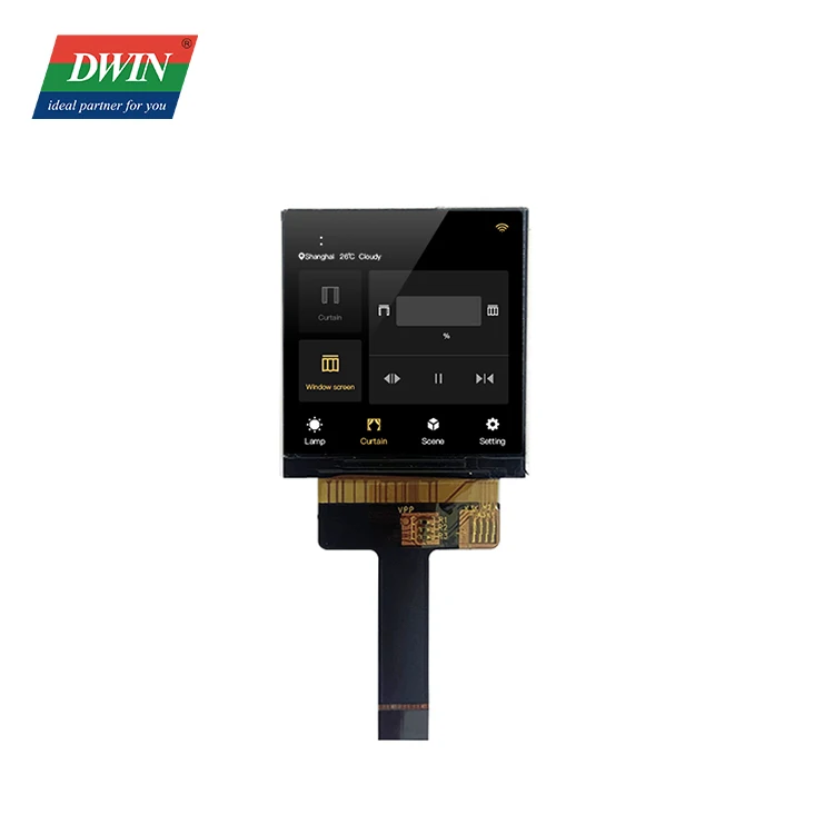 DWIN 1.54 Inch 240x240 550 Bright SPI 12 PIN IPS TFT LCD Display Module LCD Screen