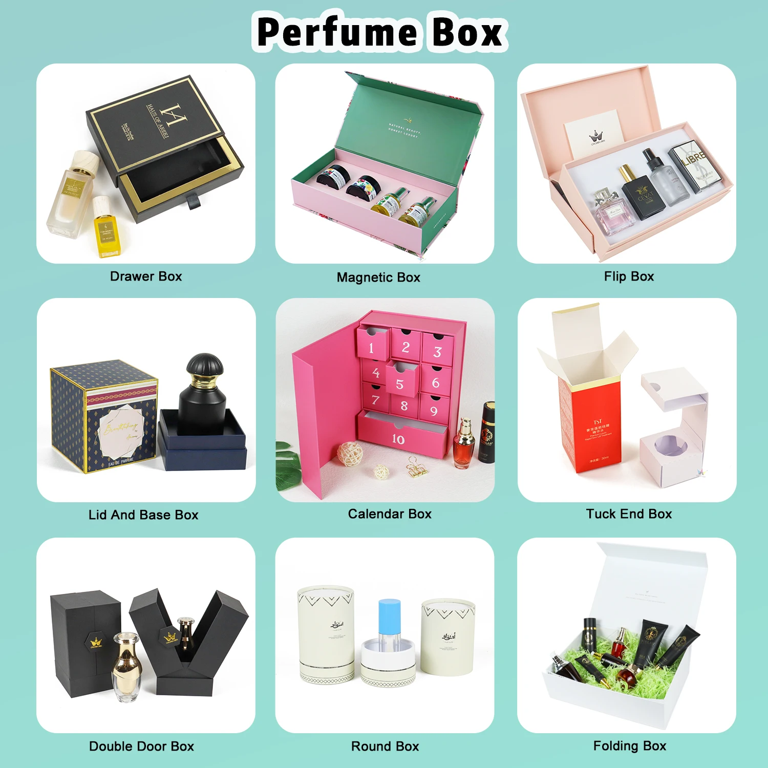 Crown Win Wholesale Jewelry Skincare Cosmetics Storage Book-shaped Digital products Jewelry Gift Box Customized Paper Boxes