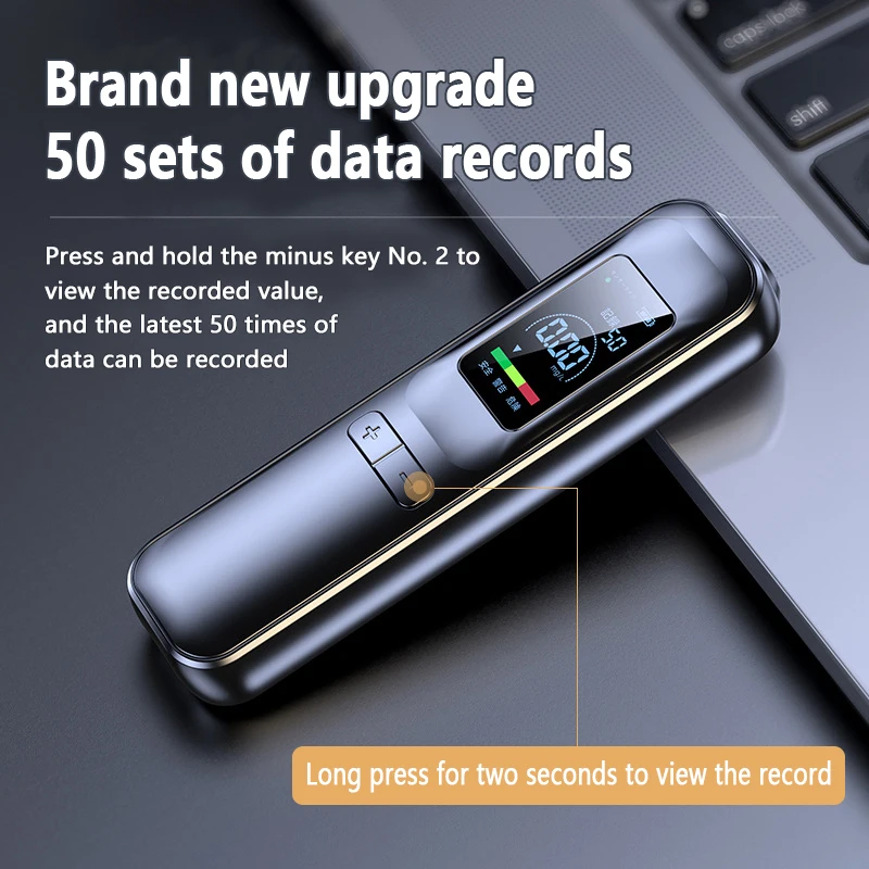 Digital LED Display High Precision Mini Portable Alcohol Detector Breathaylzer