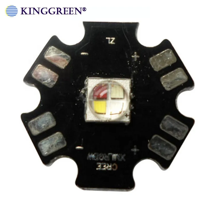 10W XML2 COLOR RGBW high power led rgbw led chip with 20mm aluminum PCB