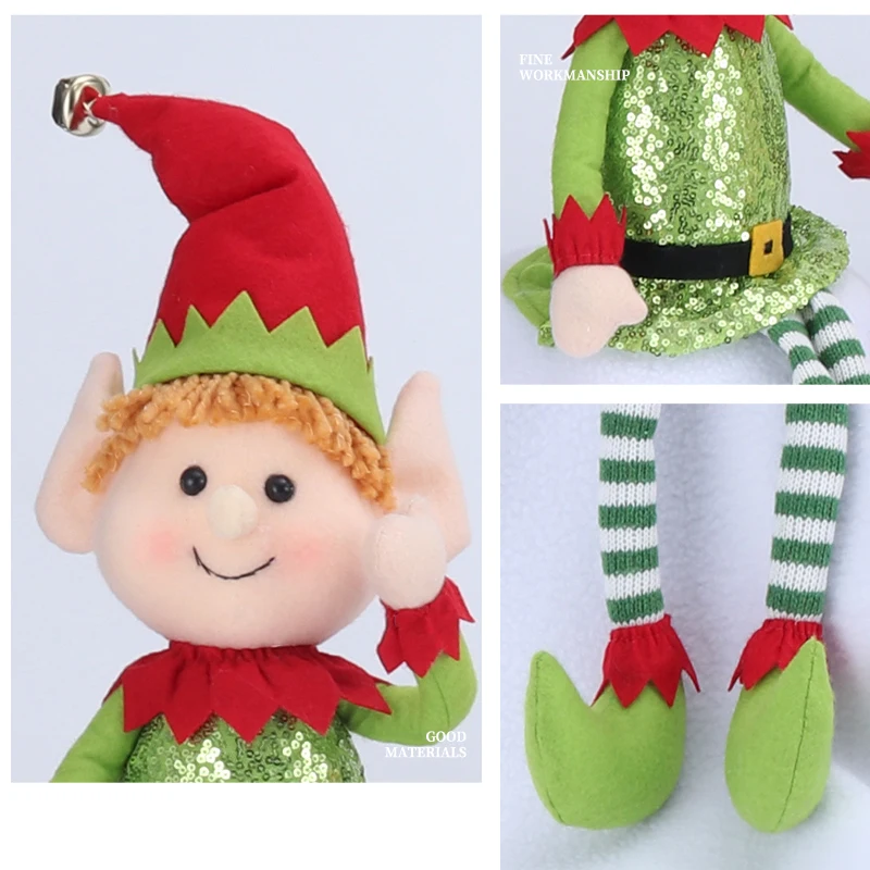 In Stock New Christmas Giveaway Tree Decoration 65CM Long-legged Elf Doll Baby Decoration Christmas Gift Doll for Teenagers