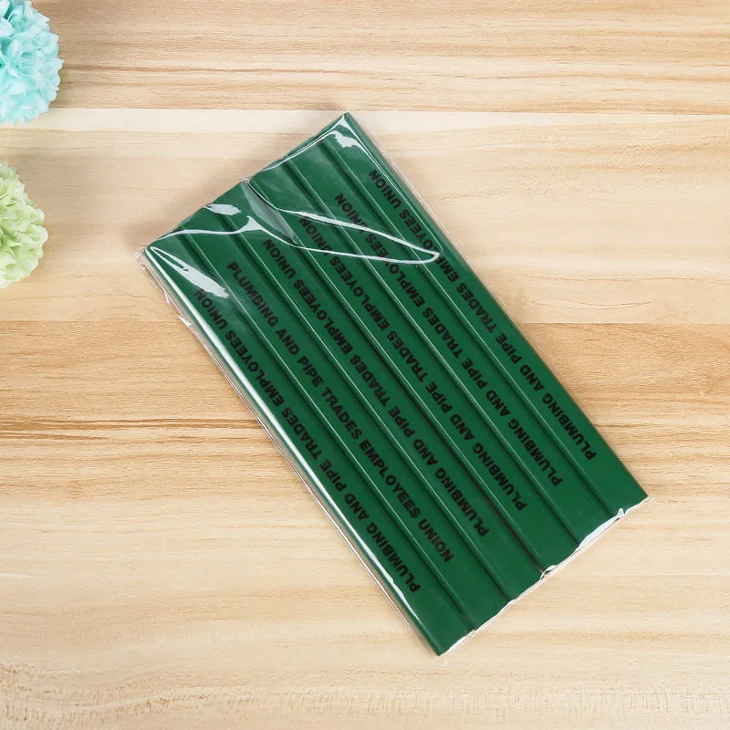 X730 24cm Carpenter Pencil Personalized Basswood Material Flat Hb Pencils For Carpenter Woodworker