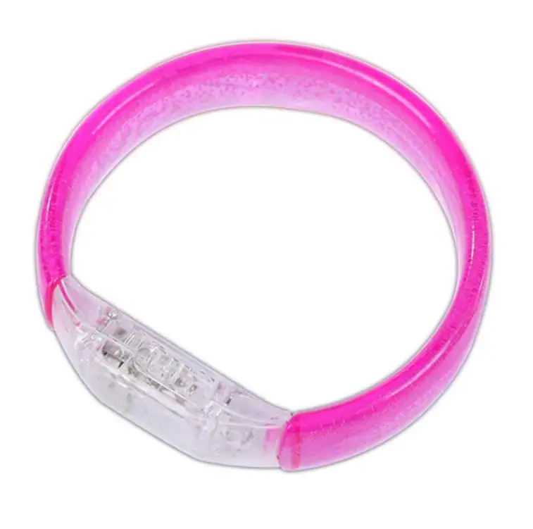 Glow Neon Bracelets LED Light Up Bubble Bangle Party Favors for Birthday Carnival Wedding Concert Accessory
