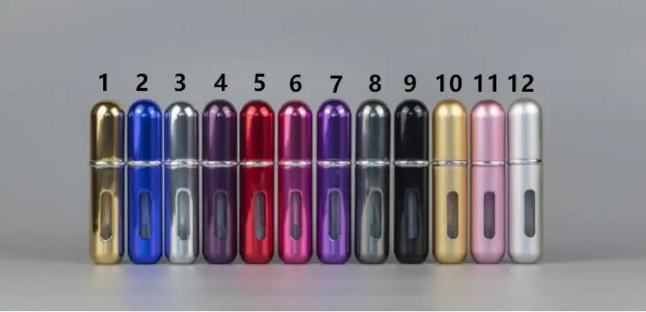 Leakproof 5ml pocket size refillable perfume atomizer