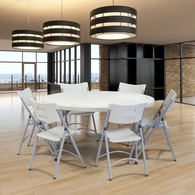 High Quality Luxury Event Outdoor Decoration Use HDPE Round Table For Sale