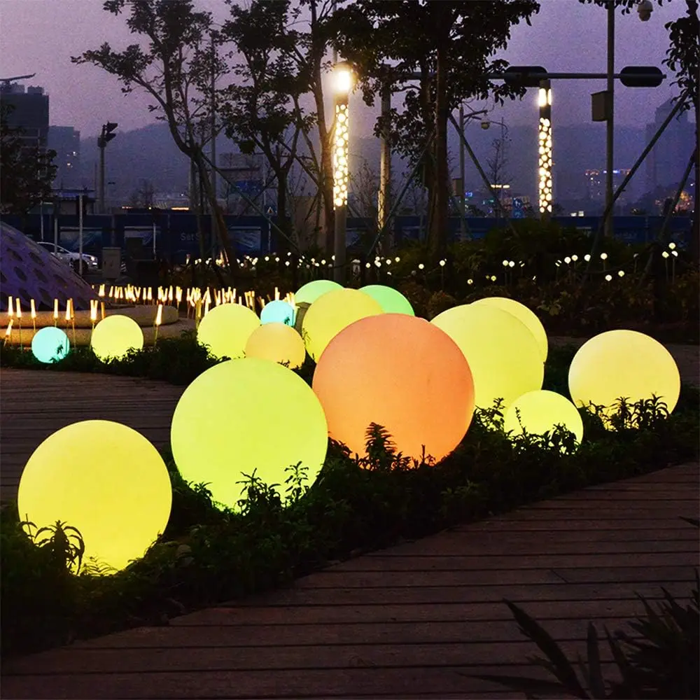 New Design  Rechargeable Waterproof Outdoor lawn Light ball For Outdoor