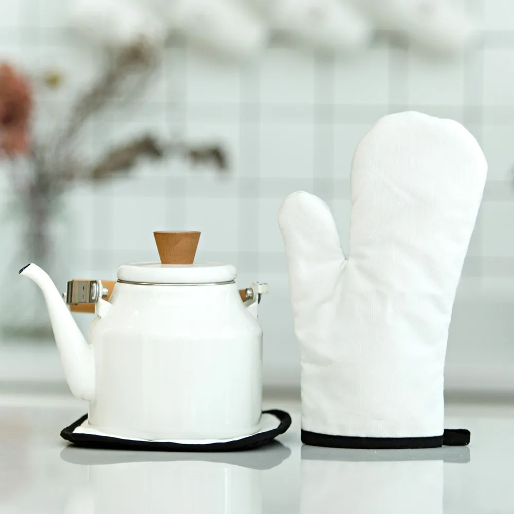 MIDA Wholesale Custom Sublimation Blank Pad Potholder Custom Heat Resistant Cotton Pot Holders And Oven Mitts