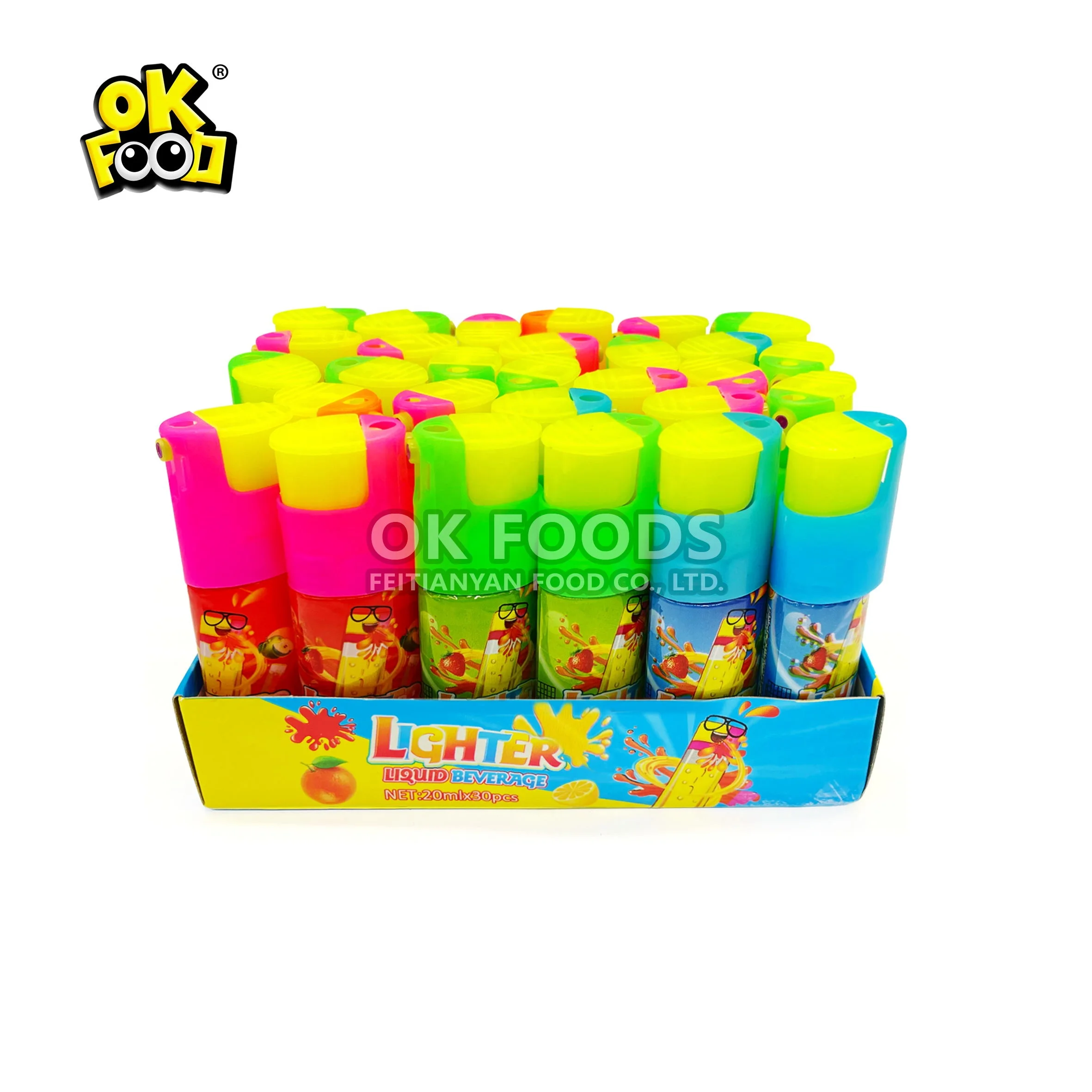 2022 Premium Best Selling Fun Lighter Shaped Spray Drink No.1108