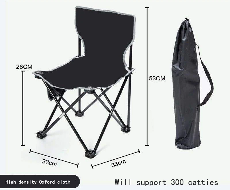 
Outdoor Picnic Durable Portable Folding Backrest kamp sandalyesi fishing beach chair for camping 