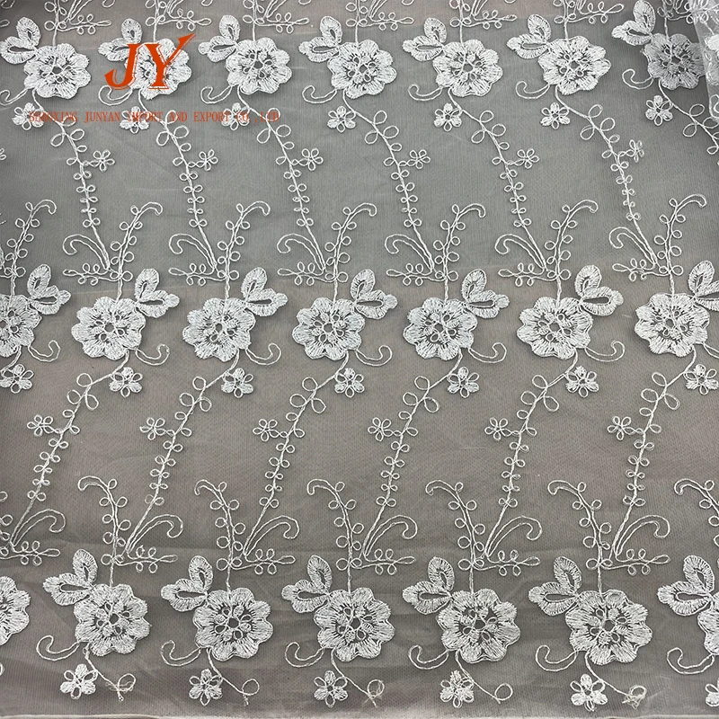 Цветная декоративная хите Цветок Блестящий шнур вышивка Популярные вышивка кружевной ткани в африканском стиле кружевная ткань для стола, одежда для малышей