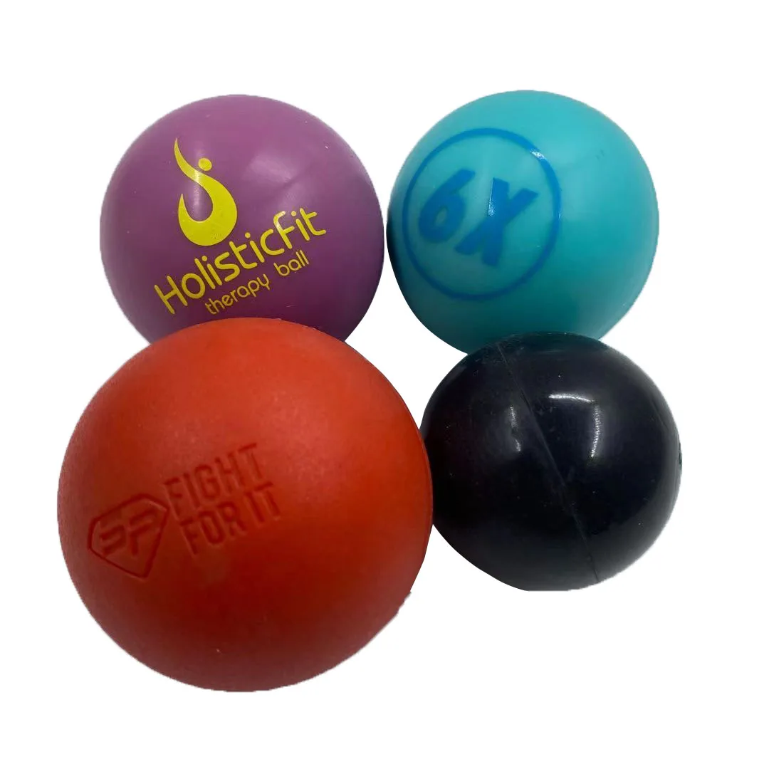 myofascial Release Tools fitness equipment Back Roller Muscle Knot Remover Rubber Ball Lacrosse Ball Massage Balls