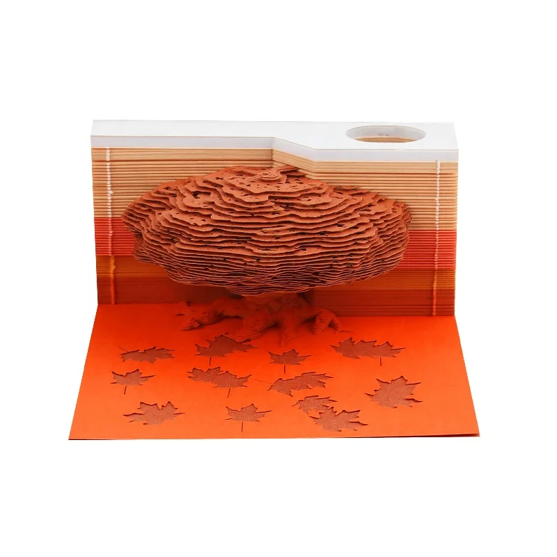 Special Present Sticky Notes Folding Memo Cube Gift Packaging Box Corporate Gift Set