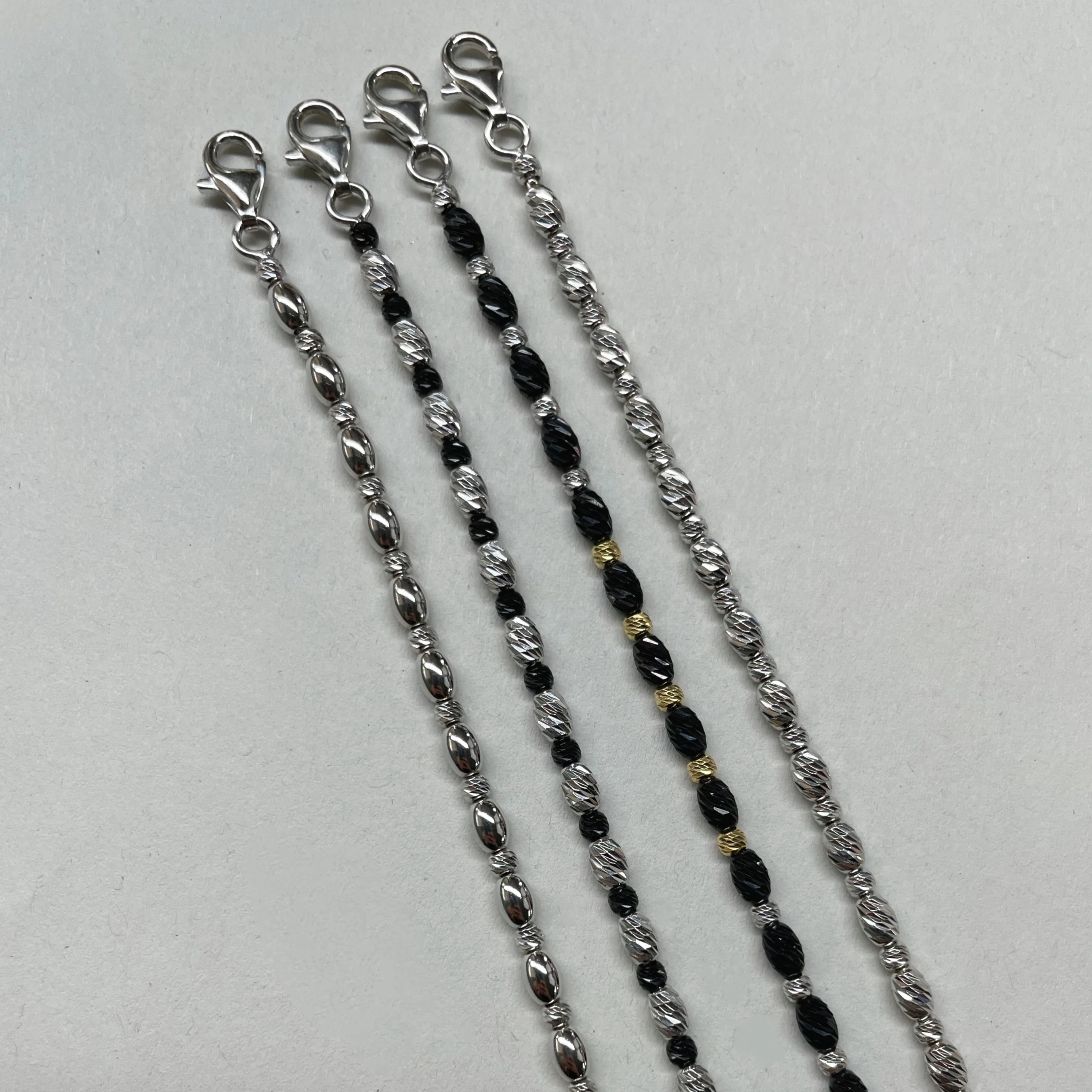 Hot Selling Trendy Silver 925 Beaded Bracelets Fashion Italian Charm Bracelet for Women Girls Wholesale Export