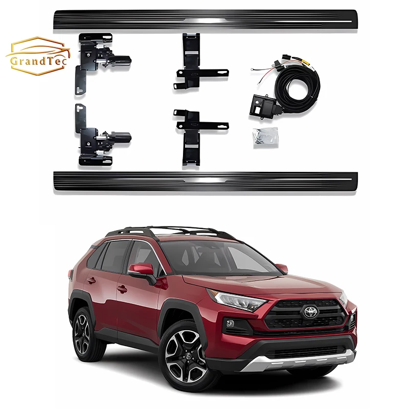 Car Accessories 2023 Retractable Electric Running Board Power Side Steps For Toyota RAV4 Hilux Diesel Pickup 4x4