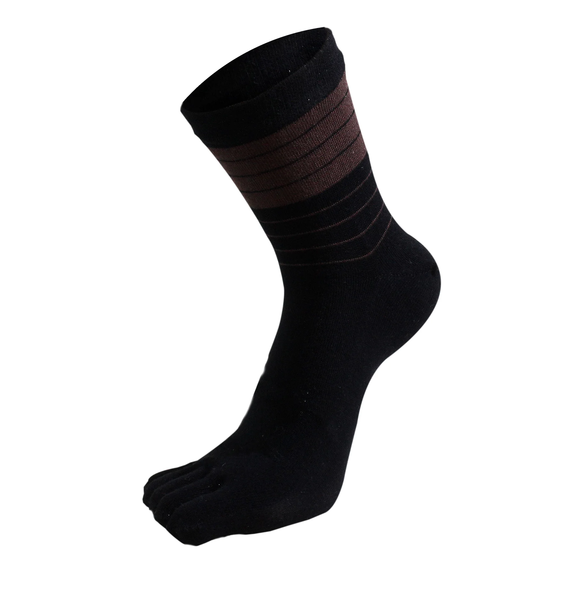 New Five Finger Socks For Man Combed Cotton Colorful Breathable Sweat Deodorant Antibacterial Fashion Sport Socks With Toes
