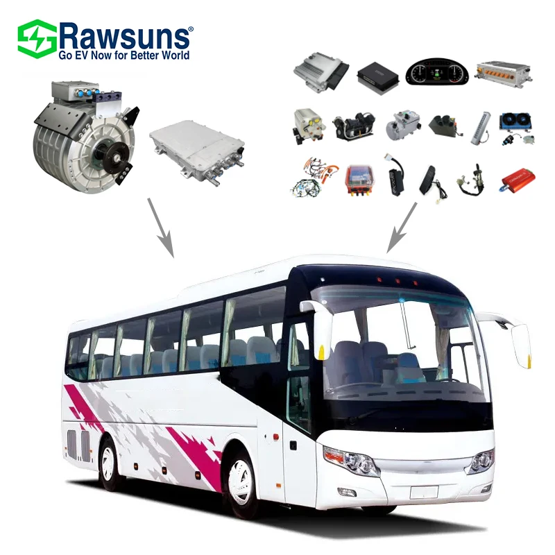 Rawsun Electric Car Motor RSTM420 150kw for Electric Bus Conversion Kit Truck Traction Motor for Electric Vehicle