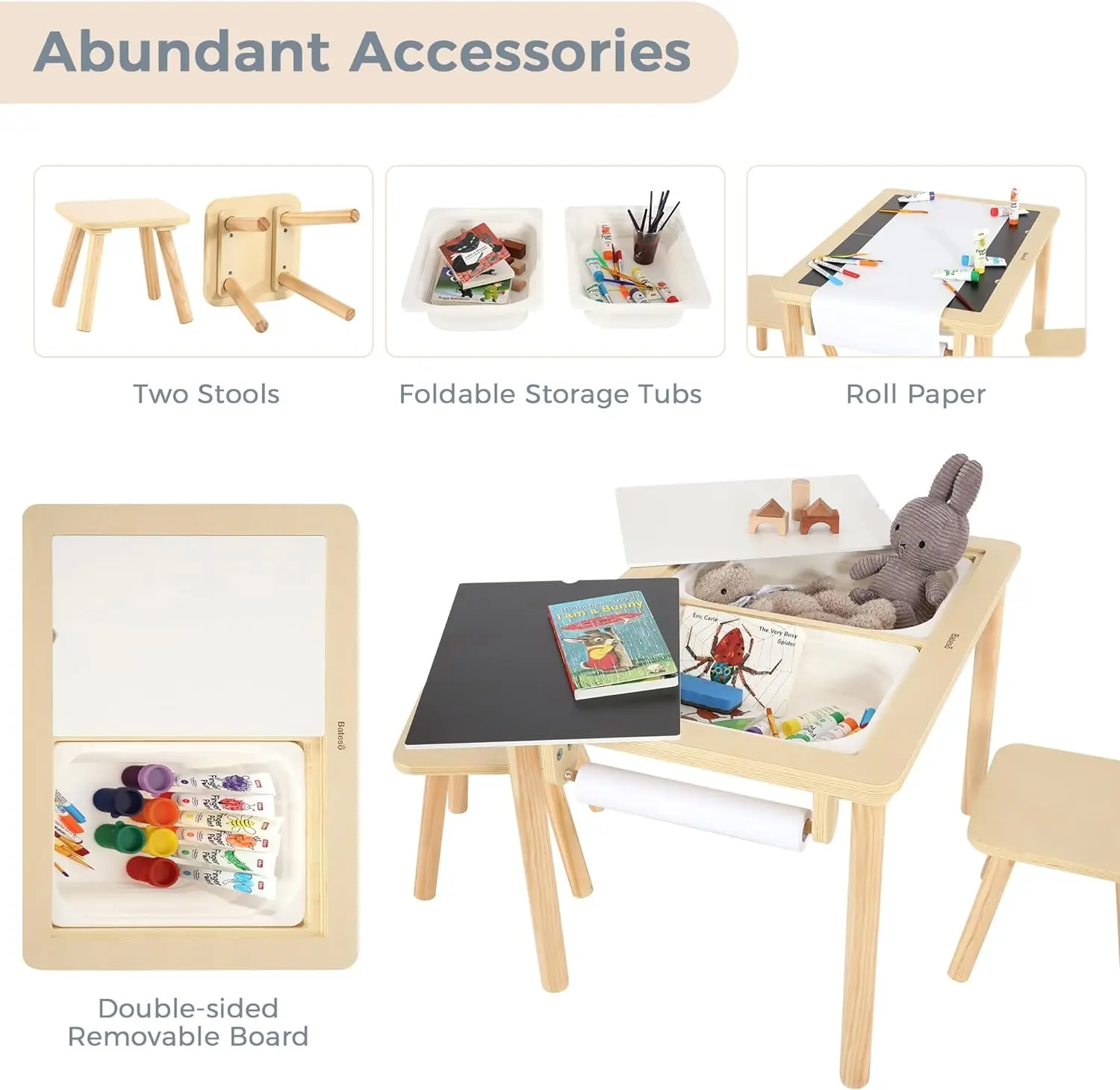 Wooden  Sensory Table For Kids Toys Game Table Building Blocks Puzzle Game Toys