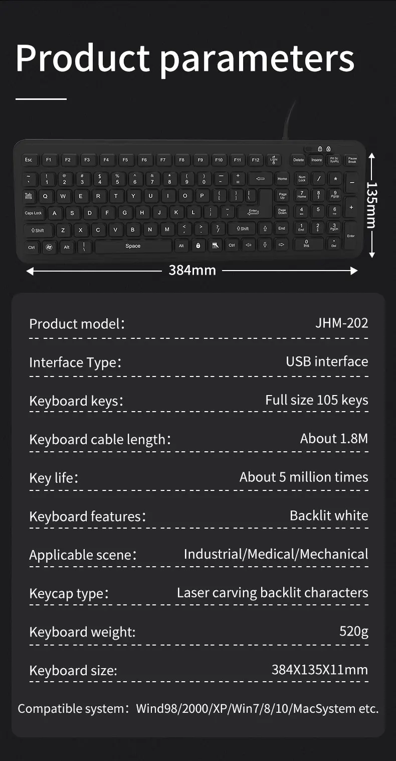 2021 New Product Keyboard Manufacturer Oem/ Odm Usb Port Flexible Cable Wireless Numeric Keyboard