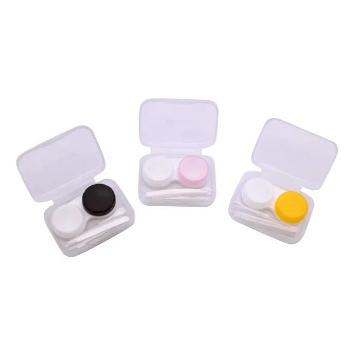 contact lens cases cheap lenses case colored  plastic lens case wholesale