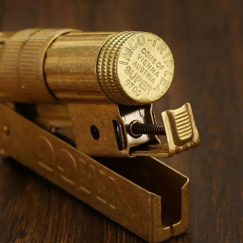 IMCO kerosene lighter original copper knurled craft gift lighter for men