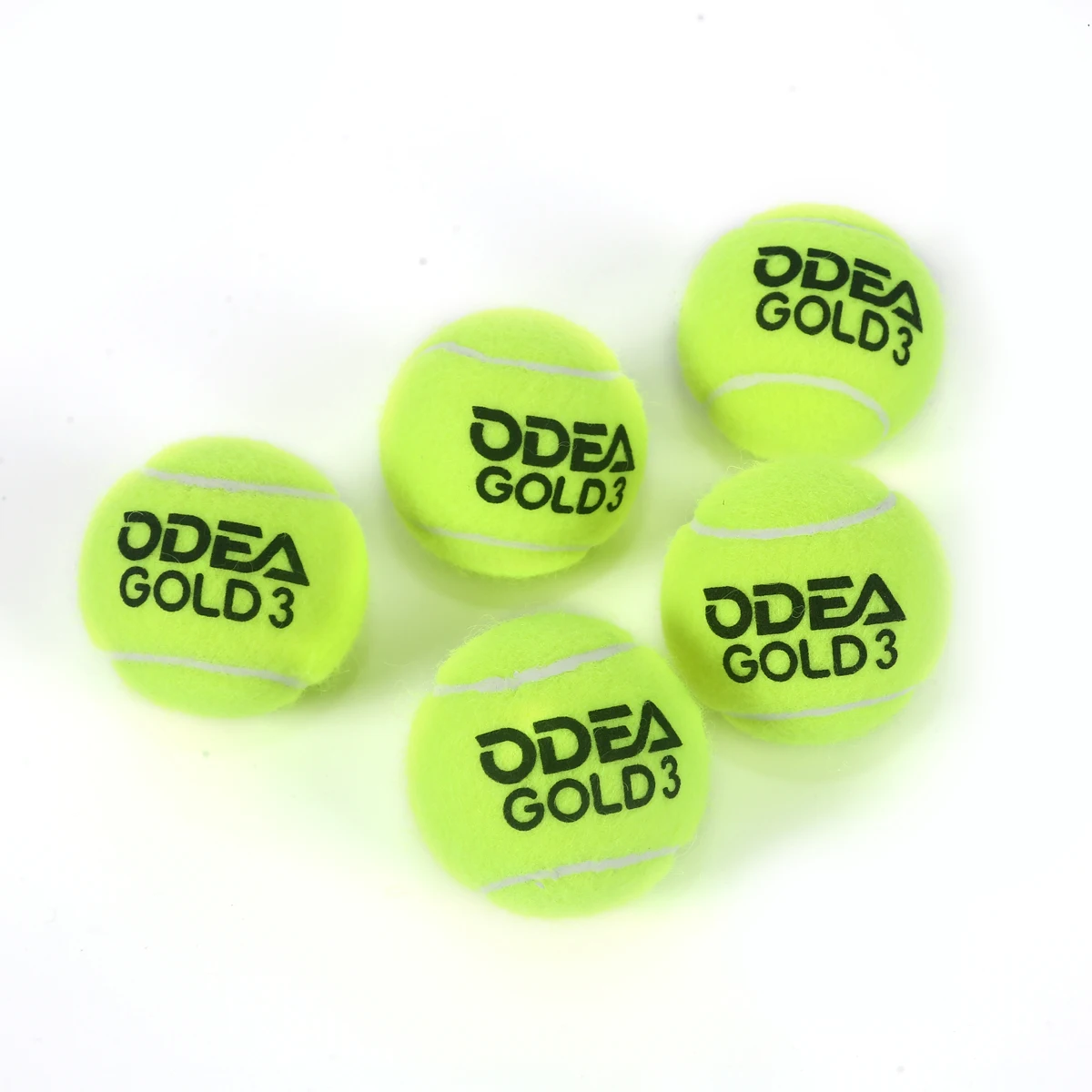 Odea Pressureless Tennis Ball 45% Thailand Wool Felt Custom Factory Wholesale for Adult Training Made with Natural Rubber