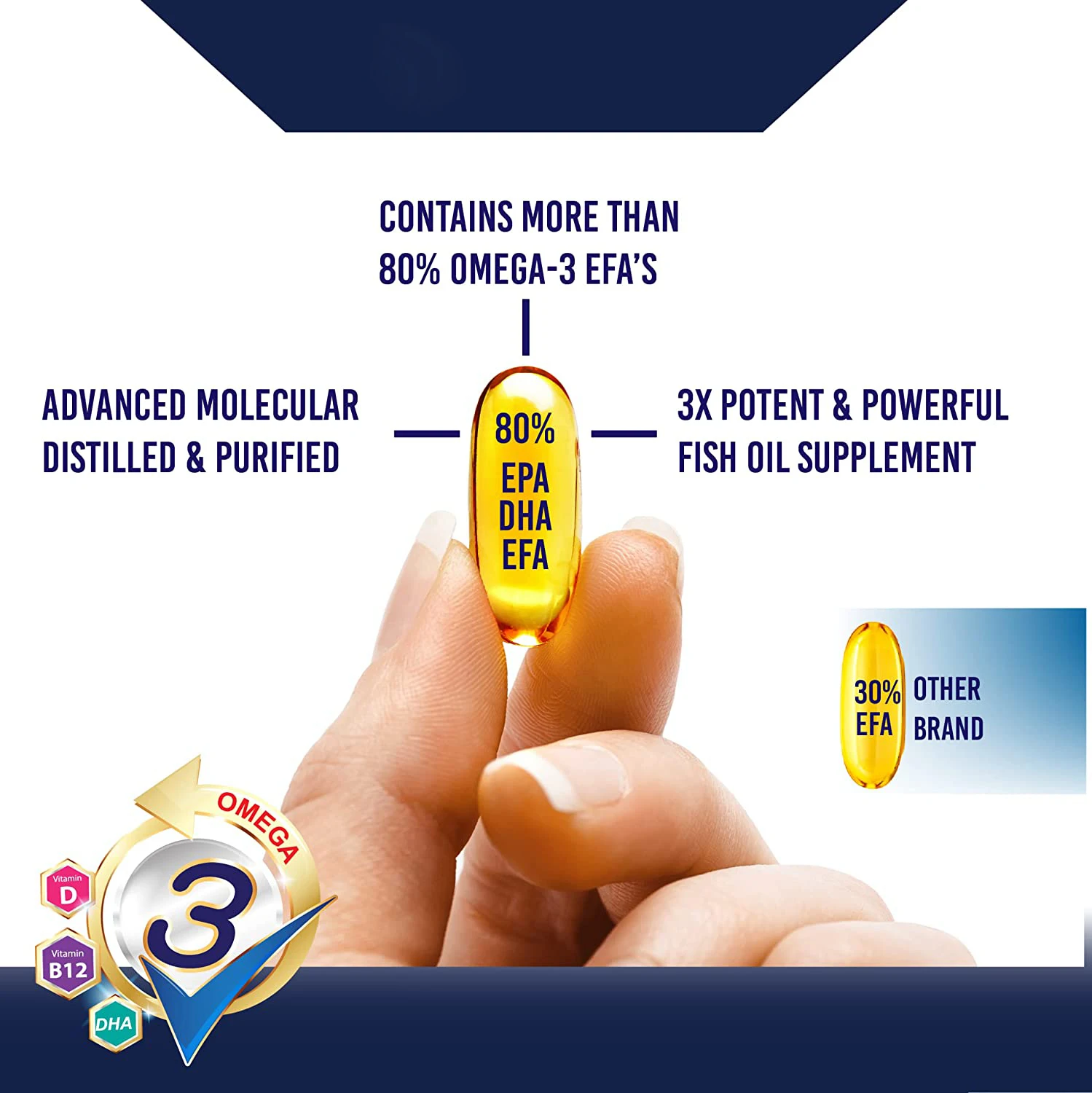 Vegetarian Capsules Spoonful Mini Omega 3 Wild Fish Oil Softgel with Advanced DHA and EPA Omega 3 supplement capsules