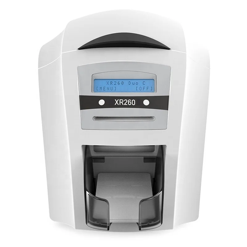 Original famous Goodcard XR260 Single side printing/Double Side Printing Plastic PVC ID Smart Business Card Printer and Cutter