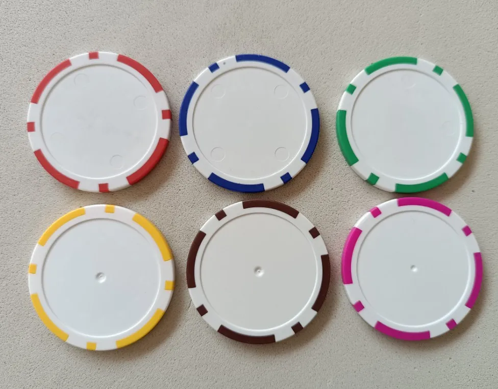 magnetic golf poker chip with ball marker with magnet