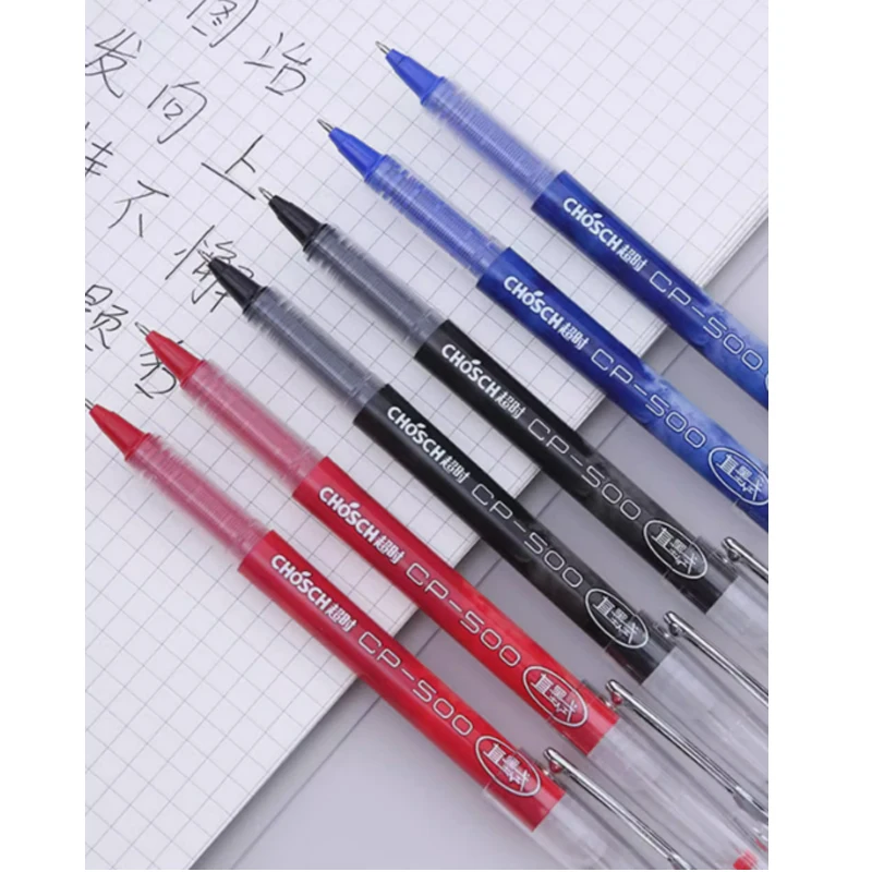 Chosch Neutral straight ink ballpoint pen for students 0.5mm for office business