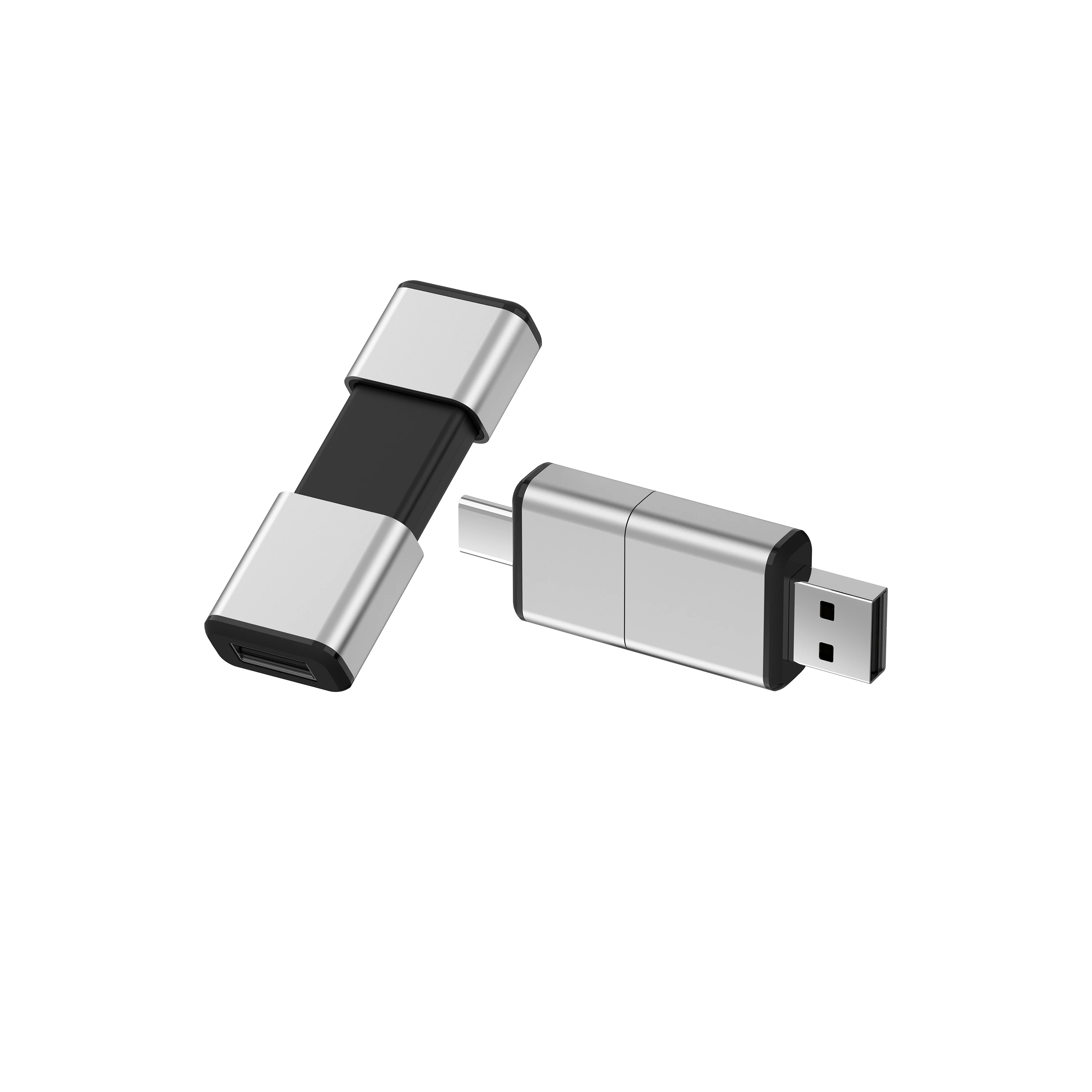 2021 New Hot Creative Gift USB high-quality Memory Sticks phone OTG Flash Drives disk custom LOGO Type-c push pull