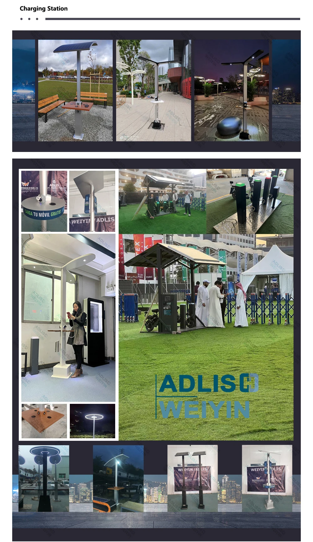 High Quality Stainless Steel Solar Power Modern Style Bus Station Multi Functional Bus Stop Shelter