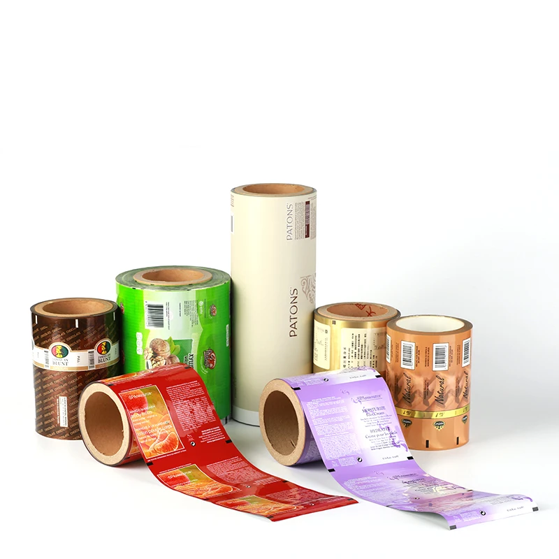 
Mylar Food Grade Plastic Cup Sealing Packaging Stretch Roll Film Wholesale 125 Micron Hdpe Aluminum Foil Laminated Roll Film 