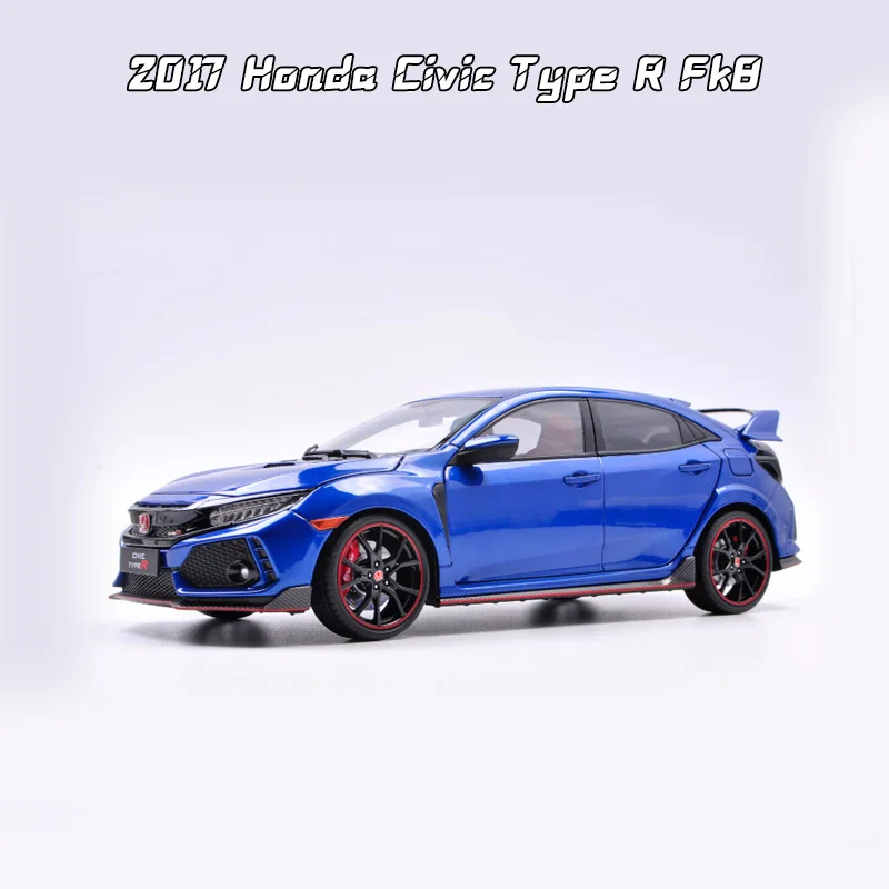 Литая модель автомобиля Civic 2017 с ЖК-дисплеем R FK8 1:18 спортивный автомобиль из металлического сплава 6 открывающимися дверцами