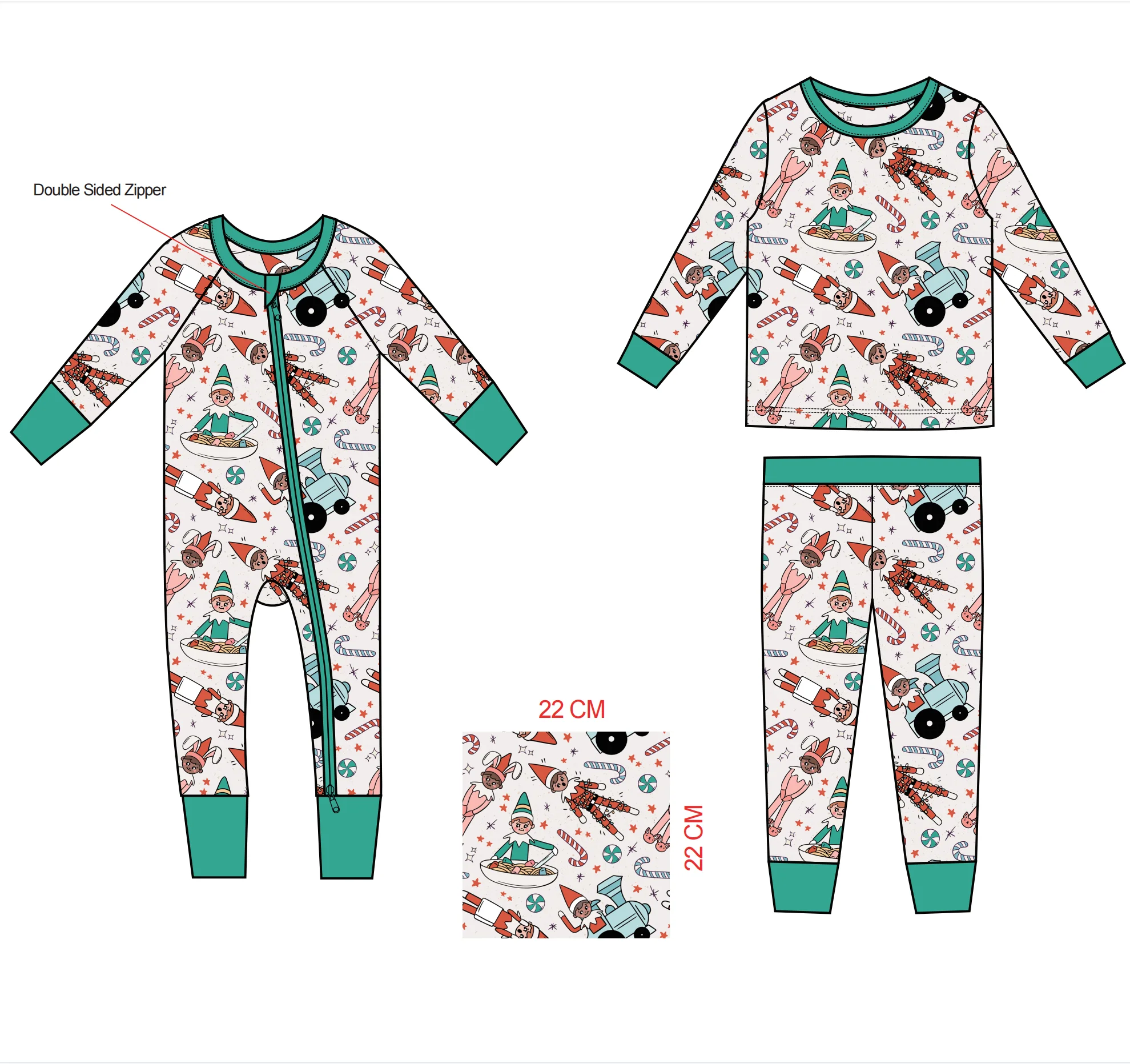 Popular Long Sleeve Baby Zipper Romper Bamboo Custom Baby Romper With Feet Zipper Pajamas Sleepwear
