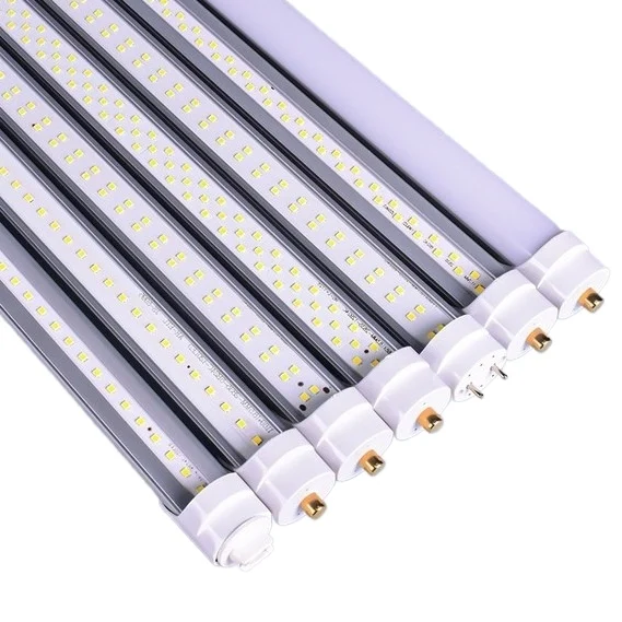 High Lumen 120W 8ft fa8 Single Pin T8 Led Tube Light 2400mm 36W 40W Fixture Led Tube Lighting Office Aluminum Plastic