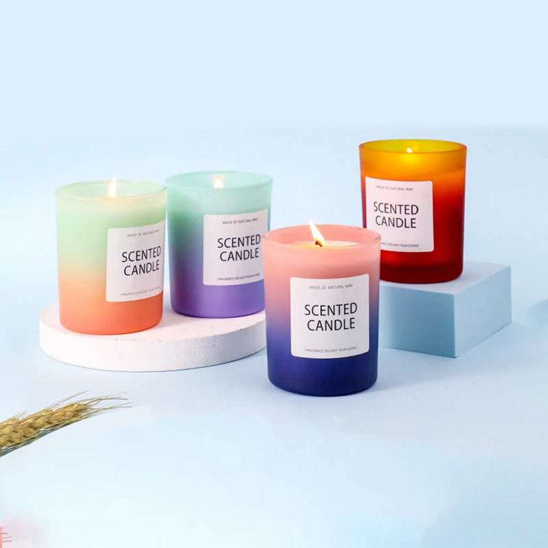 Luxury Wholesale aroma scented candles  oem custom candle manufacturer home decor