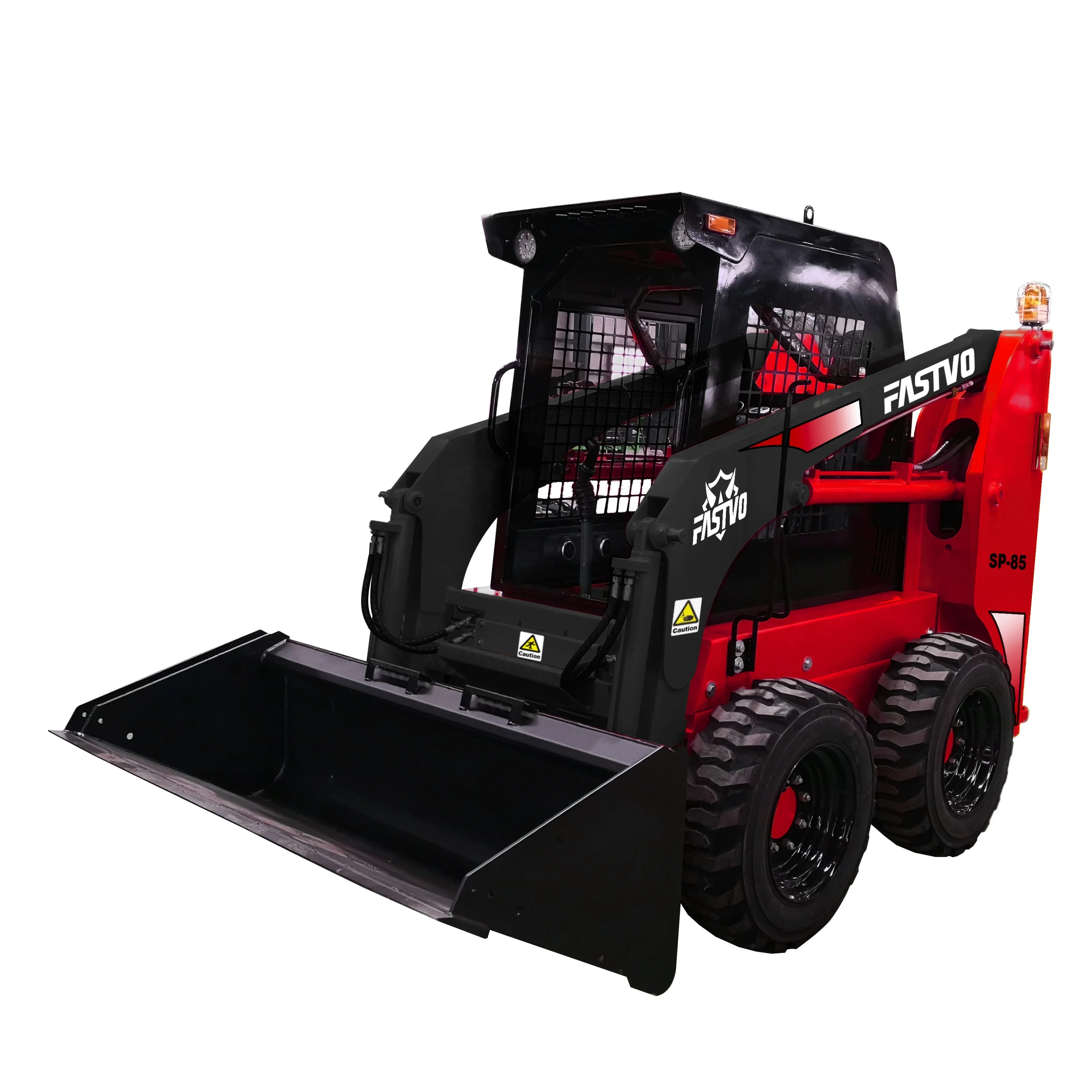 FASTVO SP-85 Cheap Skid Steer Loader Angle Broom with Wheel Loader